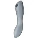 Вакуумний стимулятор із вібрацією Satisfyer Curvy Trinity 3 Сірий