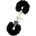 Наручники с мехом Dreamtoys Easytoys Furry черный