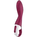 Вібратор Satisfyer Heated Thrill Connect App 20.6 см бордовий