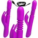 Вібратор-кролик Pretty Love Donahue 26.8 см фіолетовий