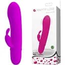 Вибратор-кролик Pretty Love Caesar 11.5 см фиолетовый