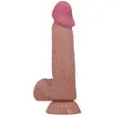 Фалоімітатор Baile Sliding Skin Bendable 8.1'' 20.6 см коричневий