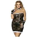 Сексуальный комплект Anais Cantrea 3XL/4XL черный