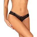 Трусики с открытым доступом Obsessive Roxelia XL/ XXL черный