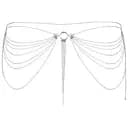 Цепочка трусики или лиф Bijoux Indiscrets Magnifique Waist Chain украшение на тело silver