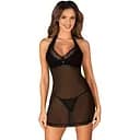 Комплект белья Obsessive Medilla M/L черный