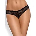 Эротические трусики Obsessive Frivolla L/XL черный