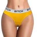 Трусики Lovetoy Ingen Bitch Vibrating Panties XL жовтий