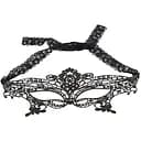 Кружевная маска Cottelli Accessoires черный