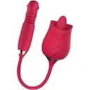 Вібратор Rouge Velvet Rose Aurora 33 см червоний