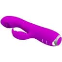 Вібратор-кролик Pretty Love Rachel 19.9 см фіолетовий