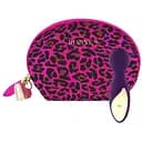 Міні вібромасажер Rianne S: Lovely Leopard Purple 10 режимів роботи до мішків-чохол