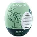 Мастурбатор яйцо Satisfyer Egg Single Riffle белый