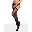 Панчохи з поясом Obsessive S314 S/M/L чорний