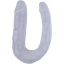 Двосторонній фалоімітатор Hi-Rubber Born To Create Pleasure 13 Inch 34 см прозорий