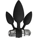 Набор анальных вибропробок Bathmate Anal Training Plugs VIBE диаметр 2.5 см 3.1 см 3.8 см