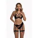 Комплект білизни Anais Seila XXL/XXXL (чорний)