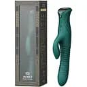 Вібратор-кролик Zalo Mose 2 25.7 см зелений
