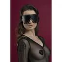 Маска на очі із заклепками Feral Feelings - Blindfold Mask, Чорний