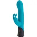 Вібратор-кролик Liebe Pleasure Toys Rabbit Rechargeable 21,5 см (синій)