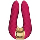 Вібратор для клітора Shunga Aiko Raspberry гнучкі кінчики