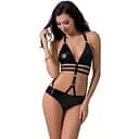 Боди монокини под латекс LAMIS Body black - Passion Exclusive L/XL