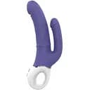 Вібратор Dreamtoys Vibes Of Love Double Pleasure 23.5 см синій