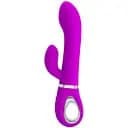 Вібратор-кролик Pretty Love Ternence 19.6 см фіолетовий