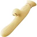 Вібратор-кролик Zalo Rose Rabbit Thruster 25 см (жовтий)