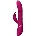 Вібратор-кролик Vive Sora для точок G U та клітора рожевий