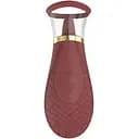 Вакуумний стимулятор клітора з вібрацією Dreamtoys Romance Roxy бордовий