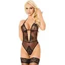 Сексуальное боди Softline Mona S/M черный