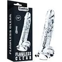 Фалоімітатор Flawless Clear Dildo 7.5' 19 см прозорий