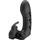 Насадка на палец с вибрацией Pretty Love Vance 10.3 см черный