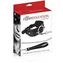 Нашийник з великим кільцем та з повідцем Fetish Tentation Ring and Leash