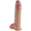 Фалоімітатор King Cock 11" 29 см тілесний