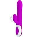 Вібратор-кролик Pretty Love Dempsey, 24.9 см (фіолетовий)