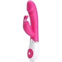 Вібратор-кролик Pretty Love Gene 20.5 см рожевий