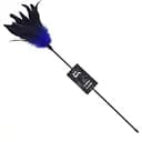 Щекоталка синяя Art of Sex - Feather Paddle, перо молодого петуха