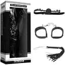 BDSM набор Lovetoy Deluxe Bondage Kit 3 шт. черный
