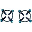 Зажимы на соски Bad Kitty Nipple Jewellery синий