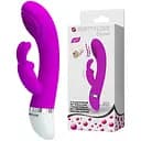 Вібратор-кролик Pretty Love Christ 18.9 см рожевий