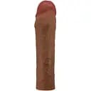 Насадка на пенис Pretty Love Chane 18 см (коричневый)