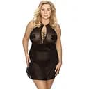 Сексуальний комплект Anais Stefi 5XL/6XL чорний