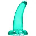 Фалоімітатор Realrock Crystal Clear Dildo 5" 11.5 см zielony