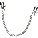 Зажимы для сосов на цепочке Fetish Busenkette gr. Abgreifklamm 45 см серебристый