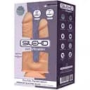 Вибратор SilexD Premium Silicone Dildo Model 1 Size 8"-7" 19.5 см телесный