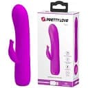 Вибратор-кролик Pretty Love Omar 15 см фиолетовый