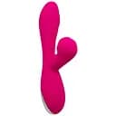 Вібратор-кролик Alive Caribbean Shine Magenta 21 см рожевий