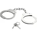 Металлические наручники Seven Creations Hand Cuffs серебристый